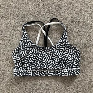 Lululemon polka dot print energy bra